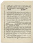 The Three Stooges Signed Agency Contract From 1951, With Shemp's Signature